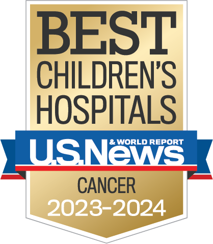 Best Children's Hospital by U.S. News & World Report Cancer 2021-2 Badge
