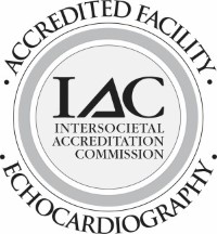 This is a logo for the Intersocietal Accreditation Commission. The IAC accredits imaging facilities and hospitals specific to echocardiography. IAC accreditation is a means by which facilities can evaluate and demonstrate the level of patient care they provide.