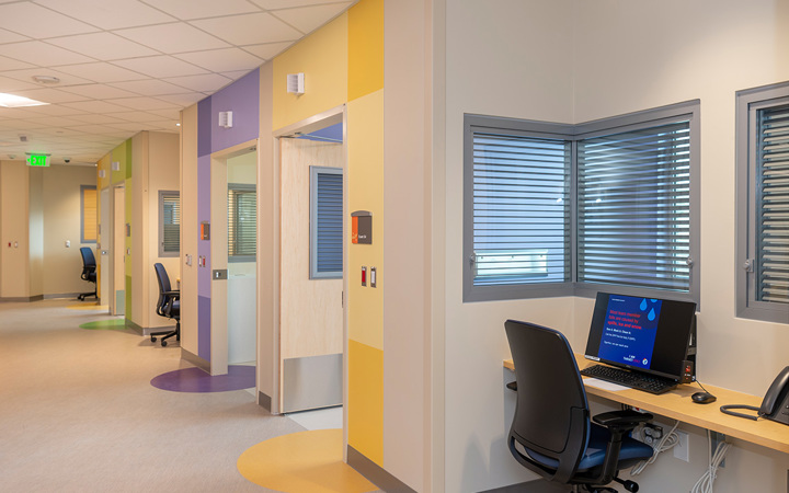Emergency behavioral health rooms at Children's Hospital Colorado, Colorado Springs