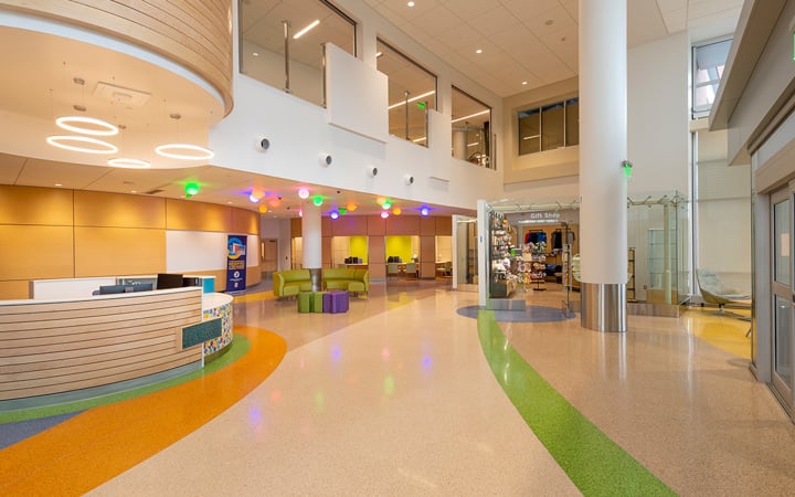 Children's Hospital Colorado, Colorado Springs atrium