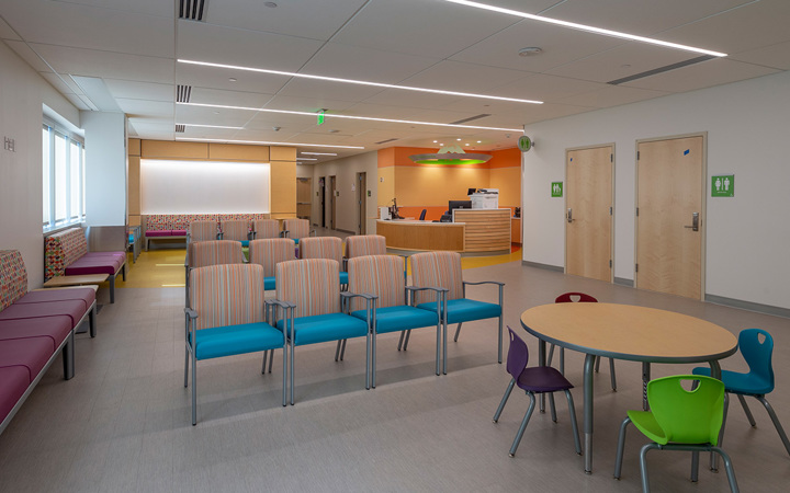 Children's Hospital Colorado, Colorado Springs Surgery Center waiting area