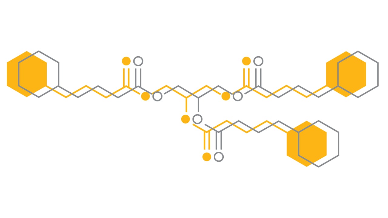 Cartoon image of a molecule