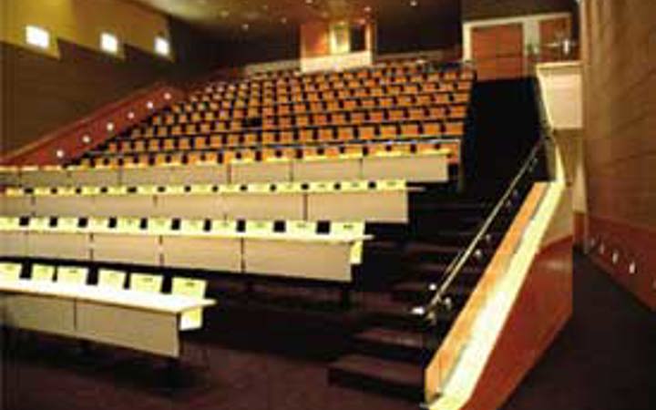 An auditorium on the Anschutz Medical Campus.